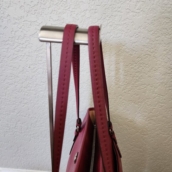 Euc Coach City Zip Top Leather Shoulder Bag Purse - Picture 5 of 14